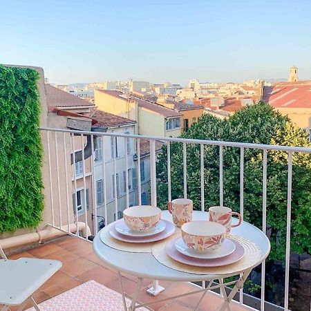 Le Perchoir - Terrasse & Clim Au Coeur Du Panier Lejlighed Marseille Eksteriør billede